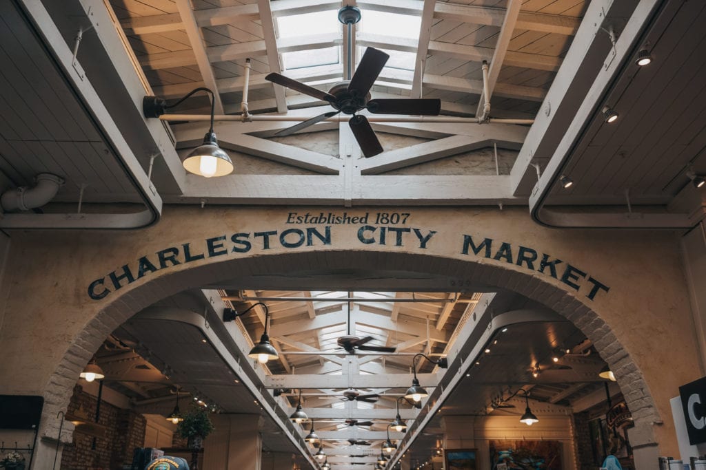 Charleston South Carolina Market on Kind Street