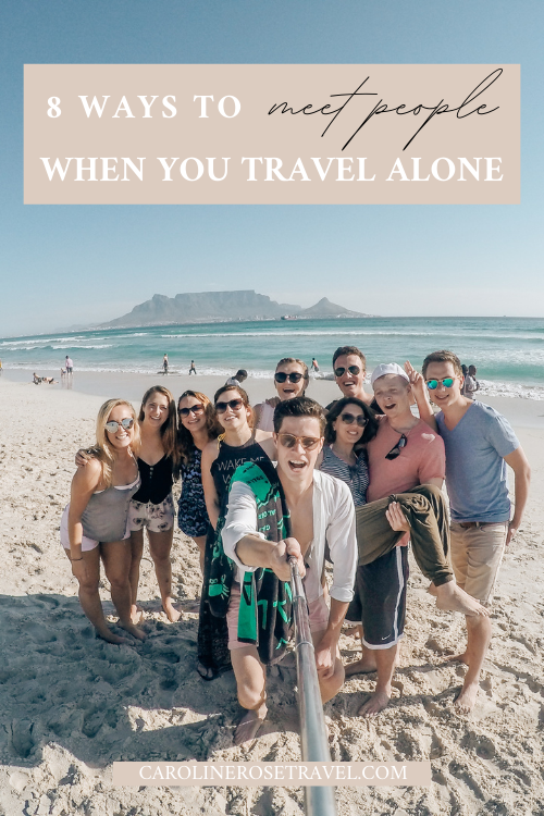 8 ways to meet people when you travel alone
