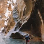 Hiking the Narrow at Zion National Park