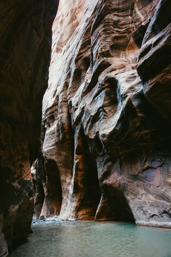 Wall Street in the Narrows - the most beautiful part of the hike