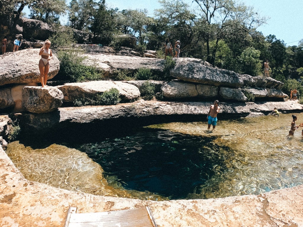 Jacob's Well in Austin Texas