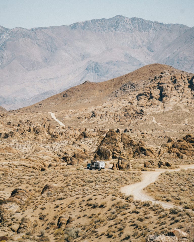 Alabama Hills in California Camping
