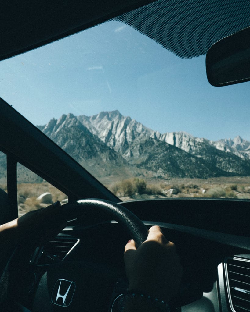 Getting to Alabama Hills in California