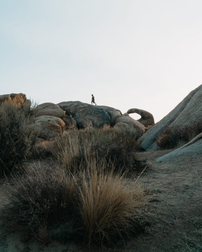 Mobius Arch Loop Trail Alabama Hills in California