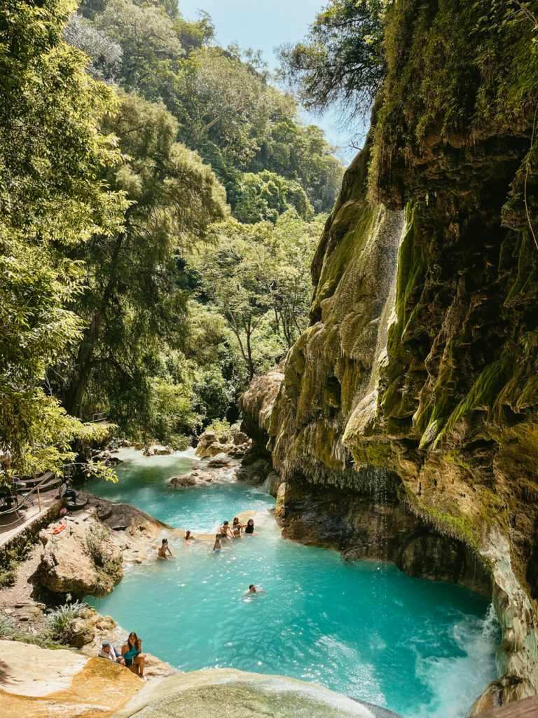 Pozas Azules - blue pools in Taxco Mexico