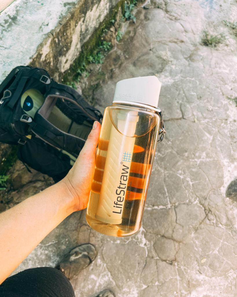LifeStraw reusable water bottle