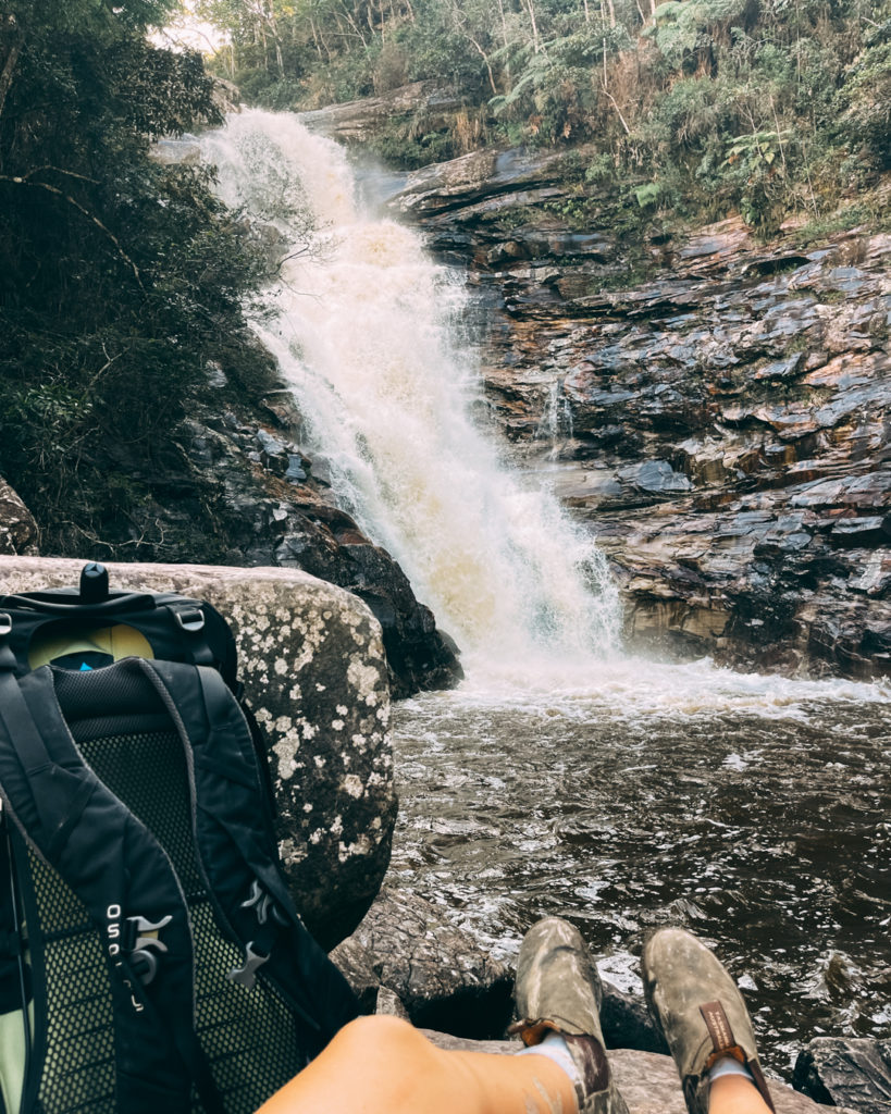 Waterfall in Chapada Diamantina National Park Brazil
