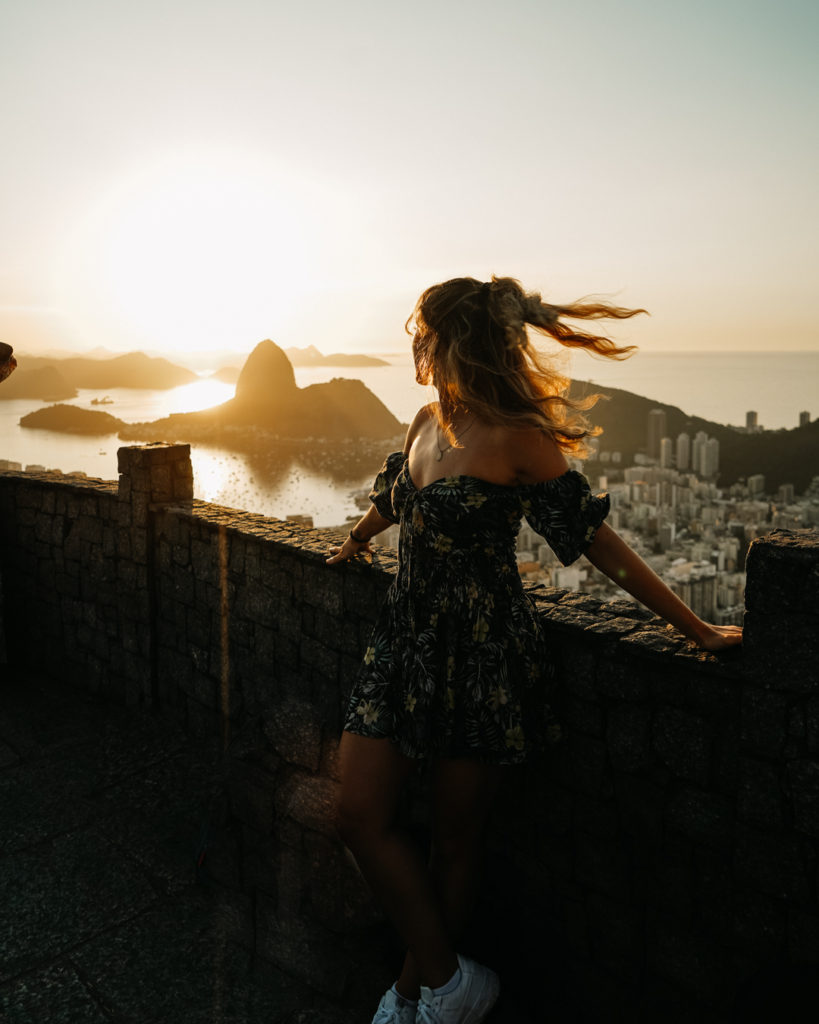 Mirante Dona Marta Viewpoint in Rio de Janiero Brazil