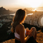 Sunrise at Dois Iramos or Two Brothers in Rio de Janeiro