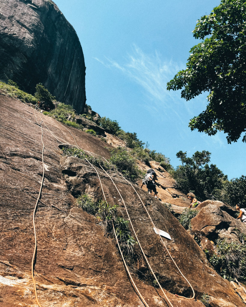 View from Pedra da Gavea in Rio de Janeiro Brazil