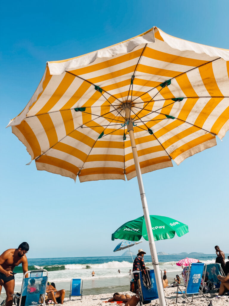 Ipanema Beach Rio de Janeiro Brazil during Carnival