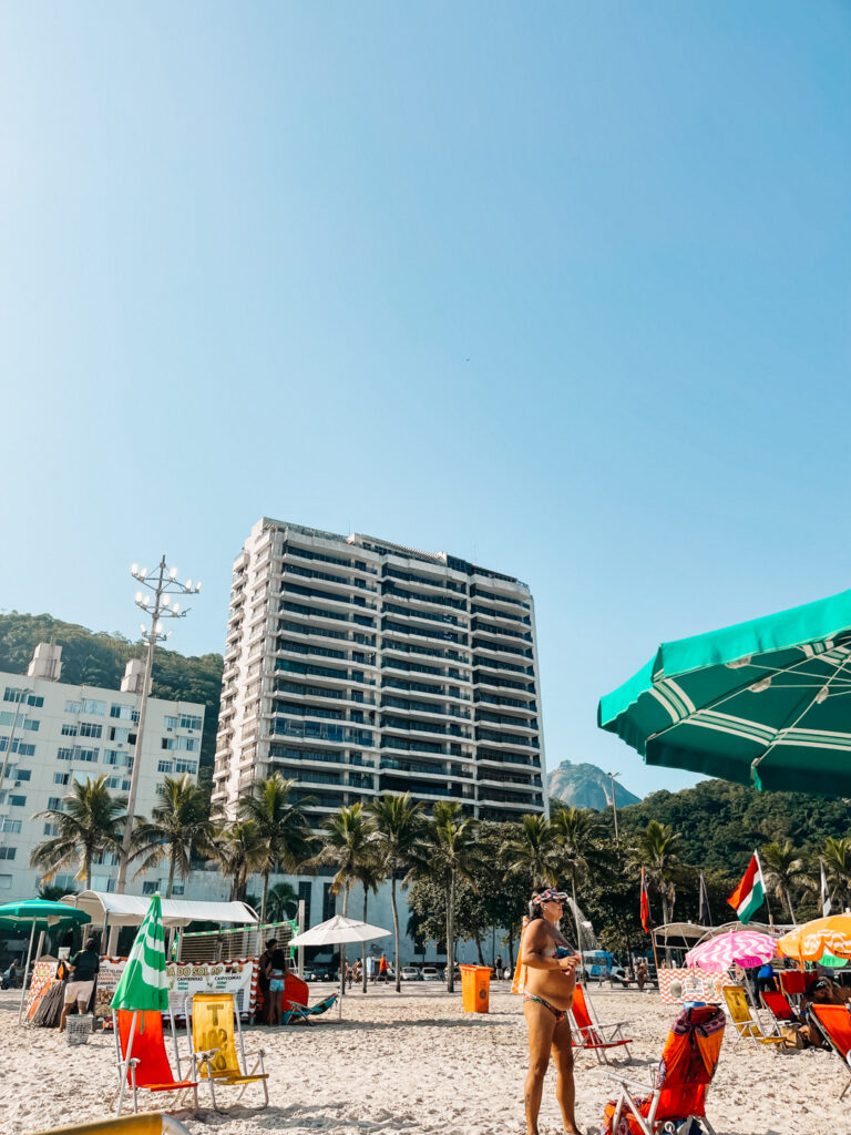 Ipanema Beach Rio de Janeiro Brazil during Carnival
