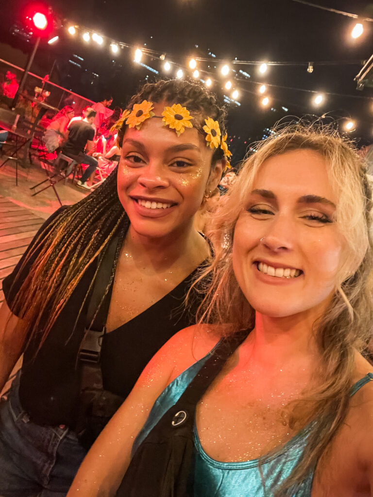 Friends at Carnival Rio de Janeiro