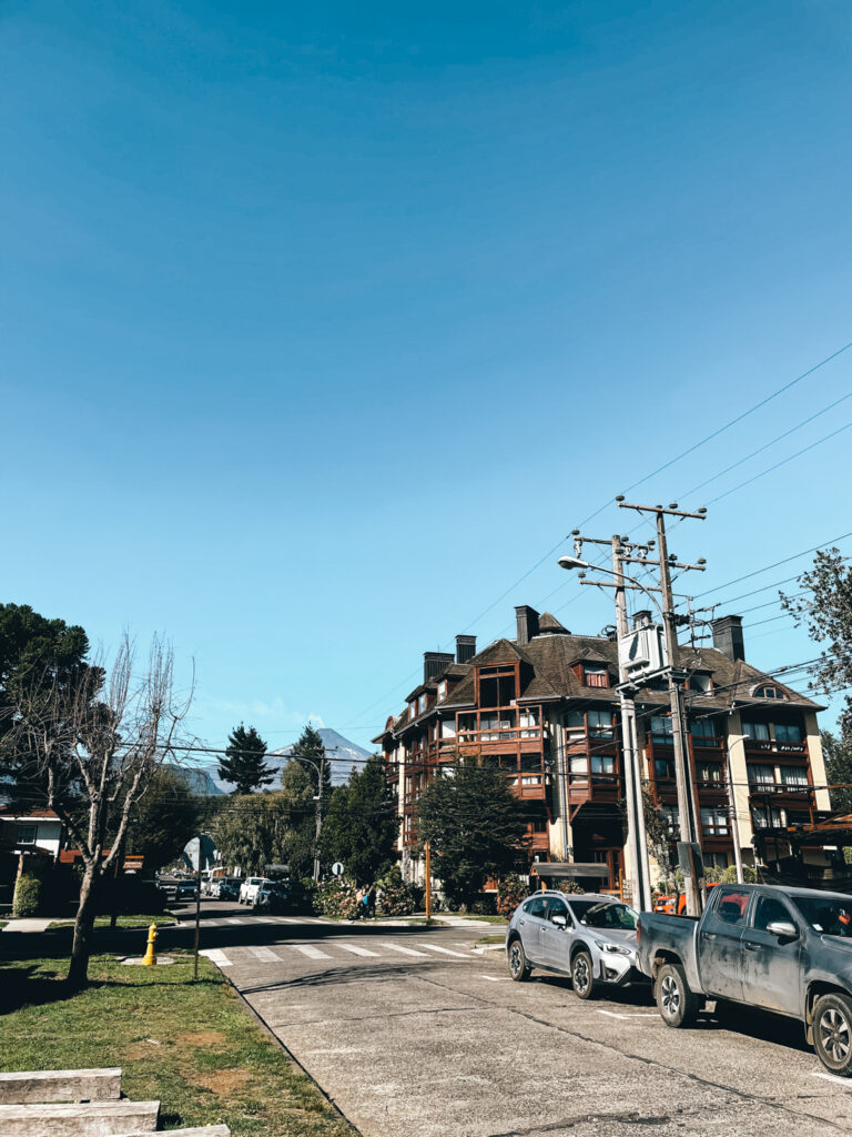 street in City of Pucon Chile
