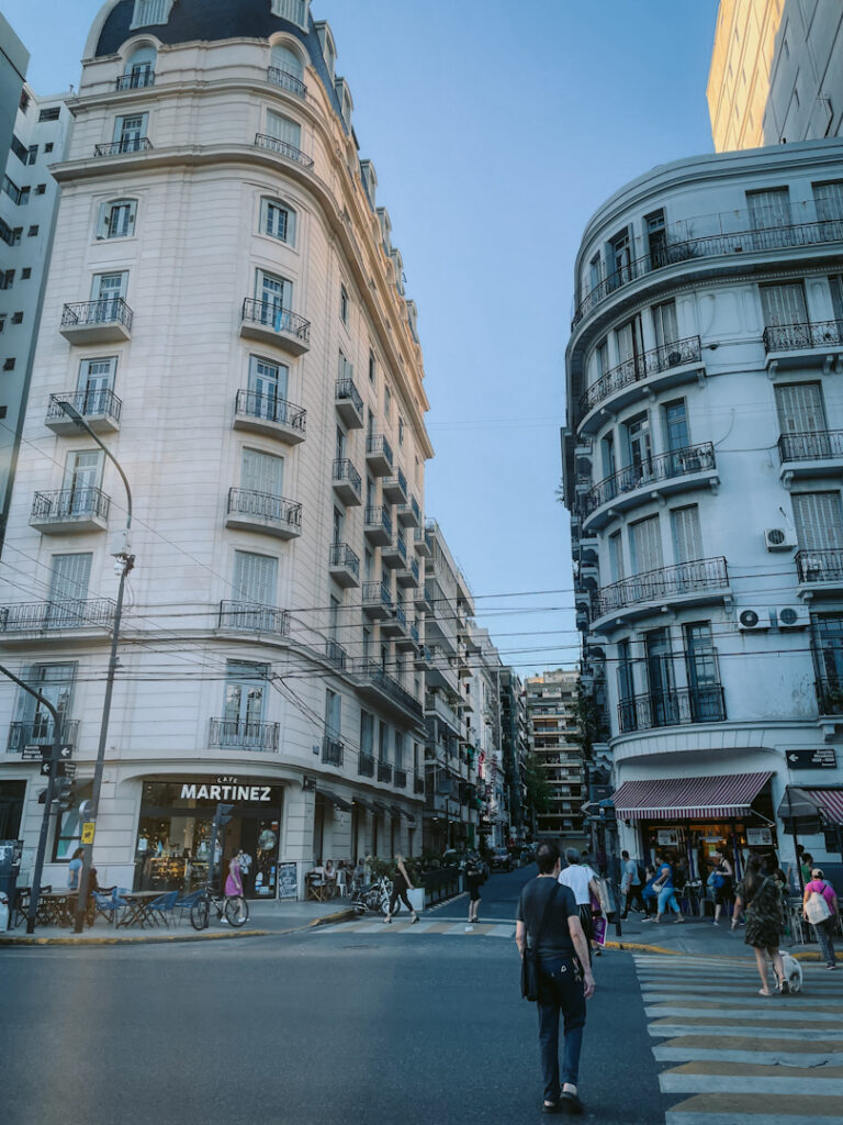 Caballito street in Buenos Aires