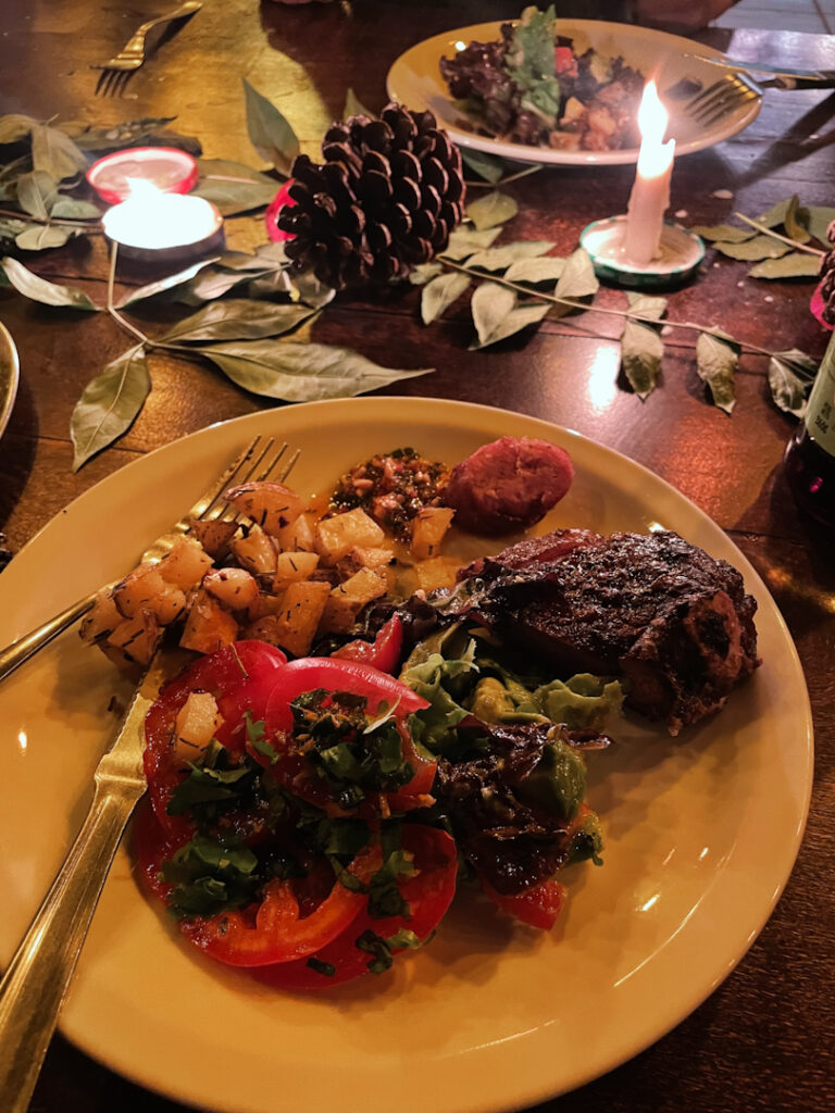 food from an asado in Buenos Aires
